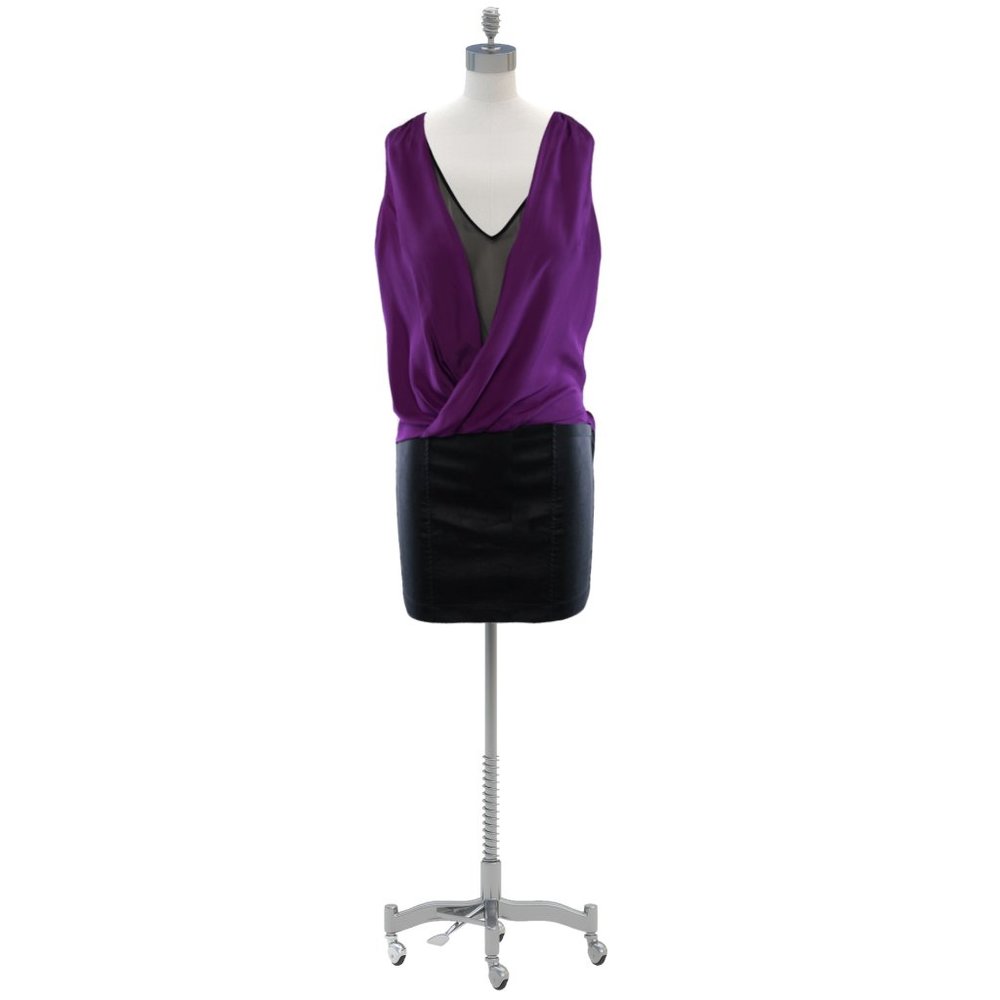 Madison Marcus Silk Racerback Dress. - Picture 3 of 7